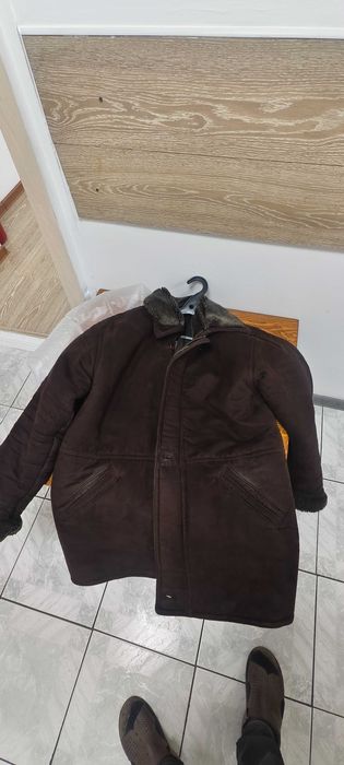 Дублёнка мужская коричневая