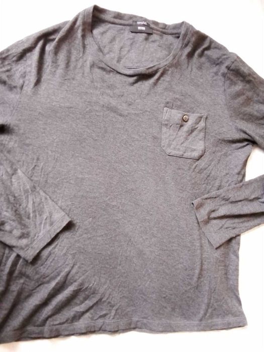 Hugo Boss памучна мъжка блуза с джоб