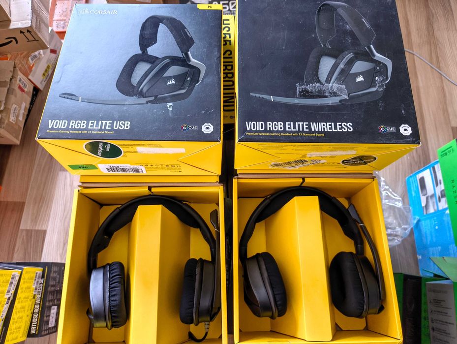 Casti Gaming Wireless Cosrsair Virtuoso SE / HS80 MAX / Void Elite