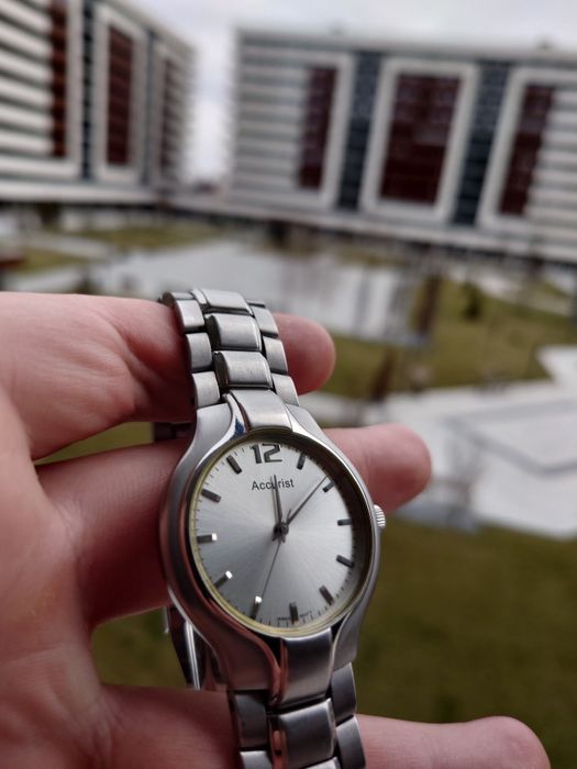 Ceas accurist englezesc cu mecanism japan