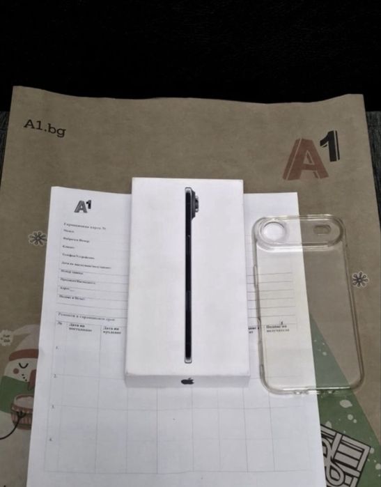 256GB iPhone 17 Air Гаранция от A1 до 2027г. Black | Черен