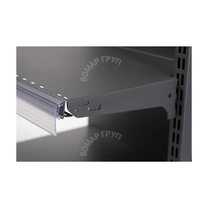 ПРОМО! Крайстенен стелаж за магазин бял или тъмно сив мат!