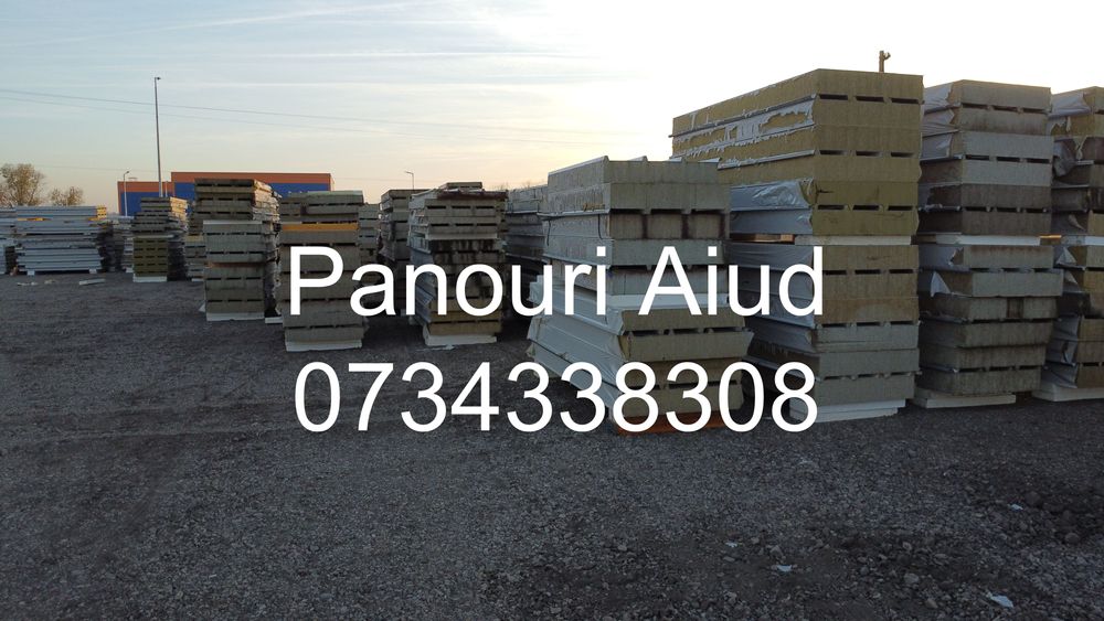 Acoperis din Panou Sandwich cu vata bazaltica oferta limitata