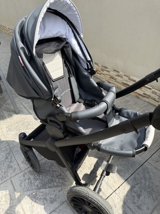 Carucior Krausman Rider Soft Grey 3 in 1
