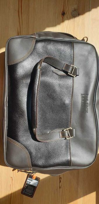 Сумка для ноутбука кожа новая