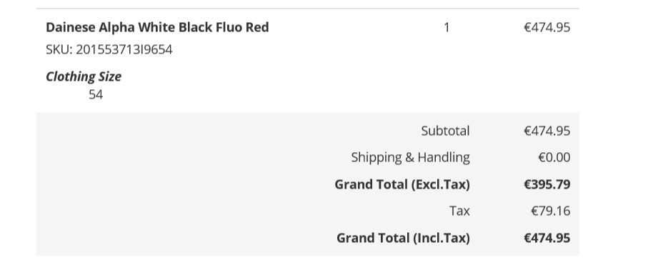 Мото Екип Dainese Avro 4 - две части