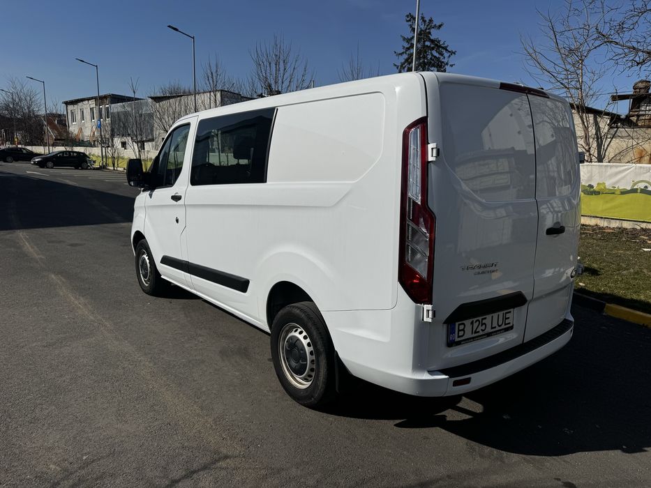 Ford Transit CUSTOM 2.0 tdci,6 locuri plus marfa,inmatriculat,an fabricatie 08.2020,euro 6