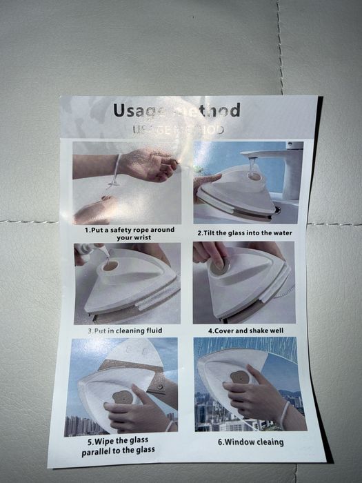 Машинка за почистване на прозорци с магнит