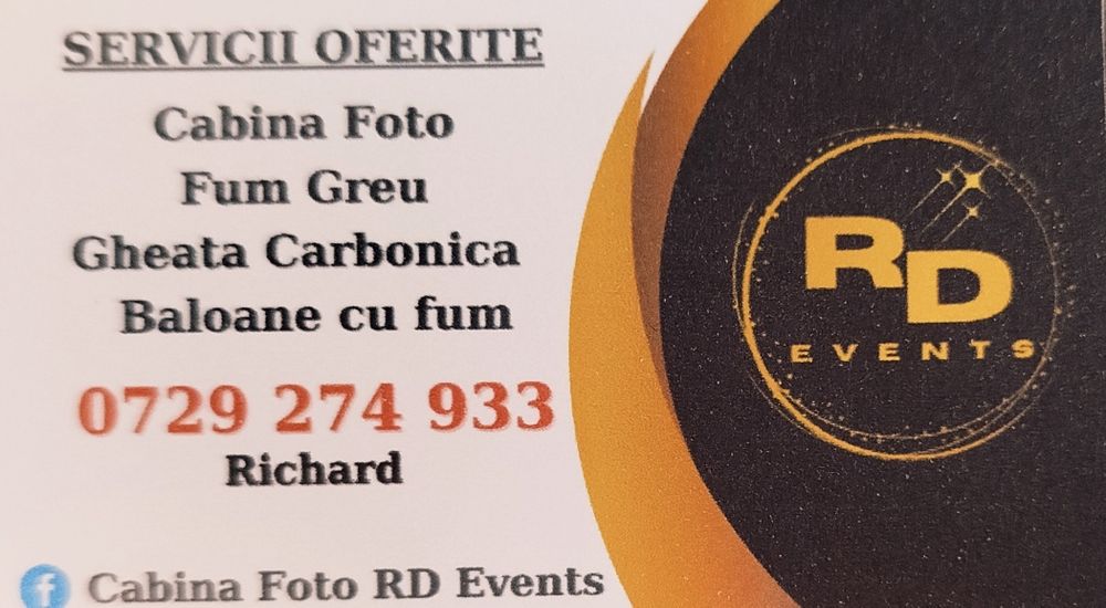 Cabina foto, fum greu, baloane cu fum