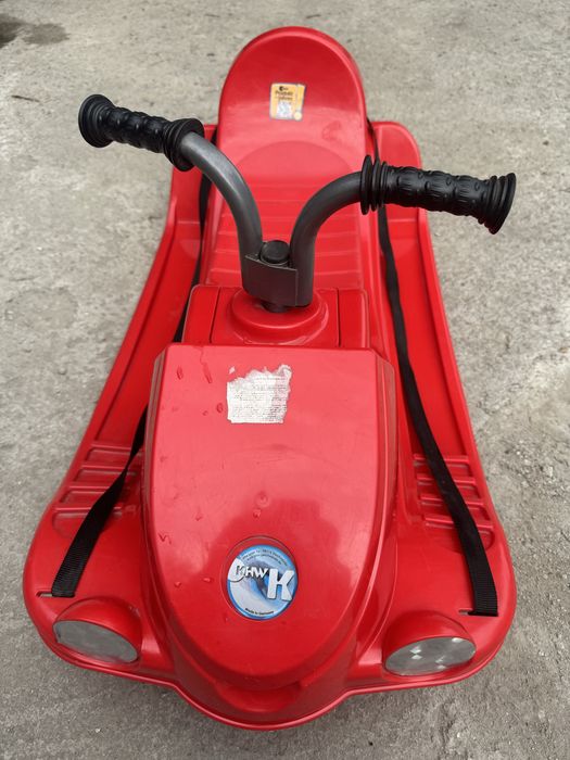 Санки пластик с управлением