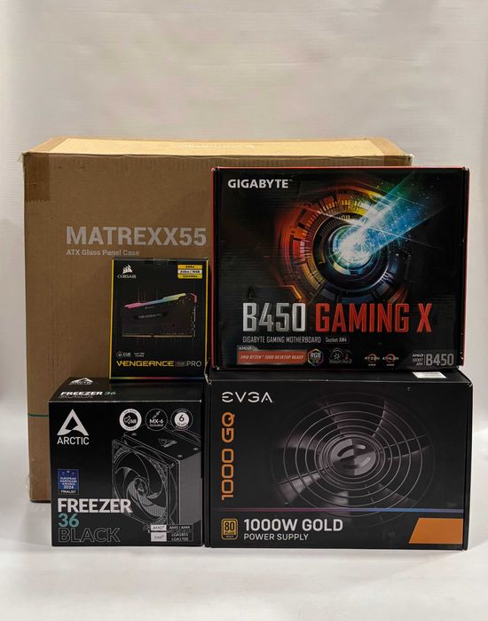 Геймърски компютър AMD Ryzen 7 5700X, RTX 3080 10GB, 16GB ram