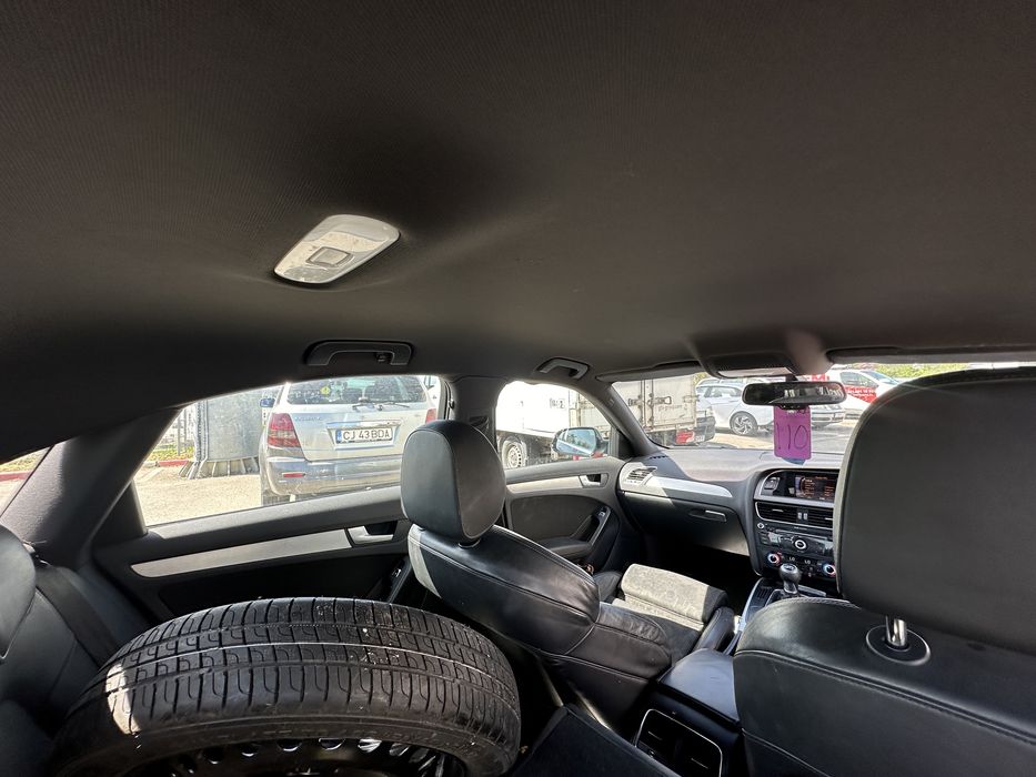 Plafon complect s line negru audi a4 b8.5 berlina facelift 2012-2015