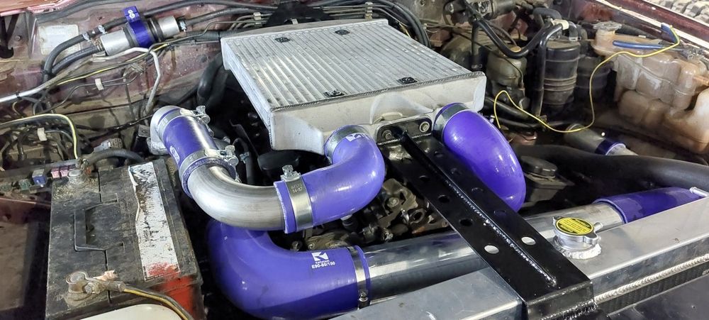 Intercooler nissan  patrol y60 , y61 toyota , Mitsubishi + ventilator