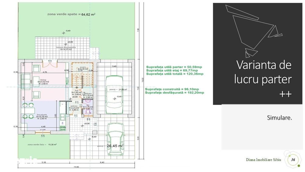 Vând teren pentru casă  în intravilan în Sibiu, str Viile Sibiului.