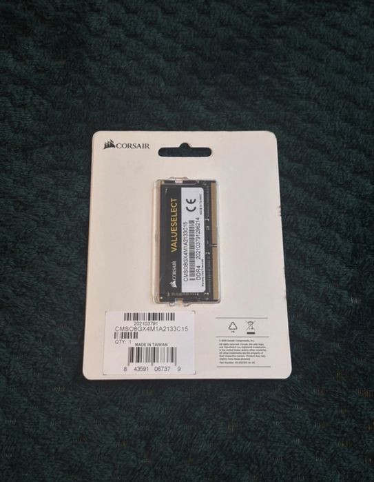 Corsair ValueSelect 8GB DDR4 2133MHz RAM Laptop – Nou, sigilat