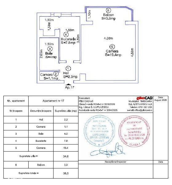 Apartament gata de mutat, mobilat si utilat – zona Bucovina - COMISION