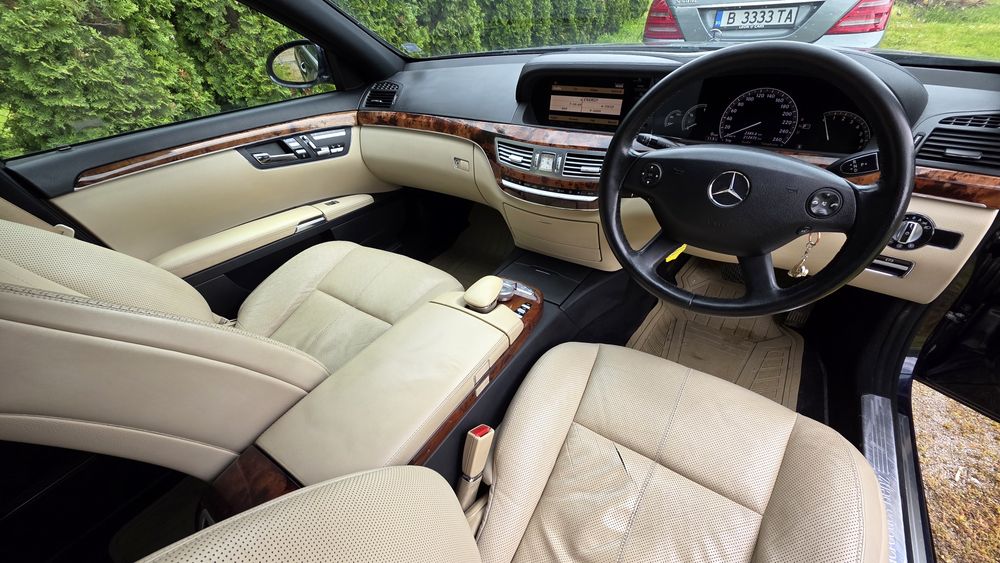 Mercedes-Benz S350 Long — бензин, 272 к.с., 212 000 км, десен волан