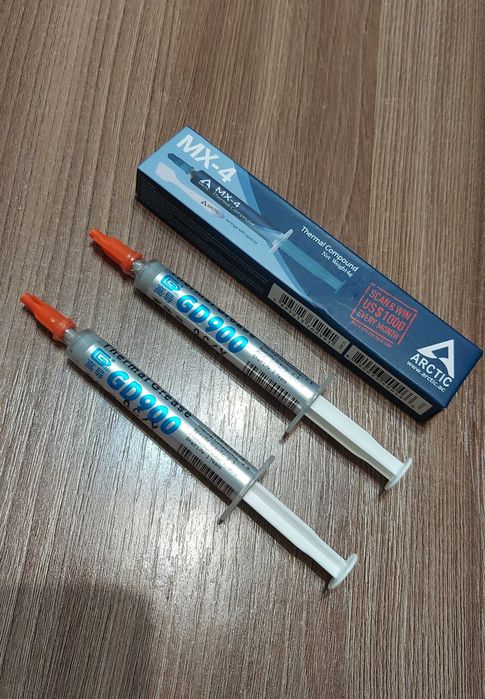 Термопаста GD900 3гр,  MX4 4гр , Mx6 4гр в упаковках