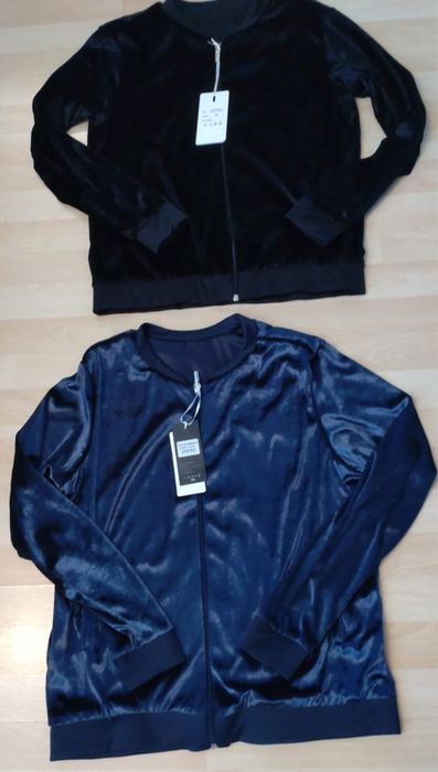 Дамски  суитчъри  по-големи  размери L, XL, 2XL  цветове син и черен