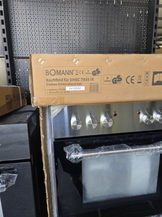 Фурна за вграждане комплект с котлони Bomann