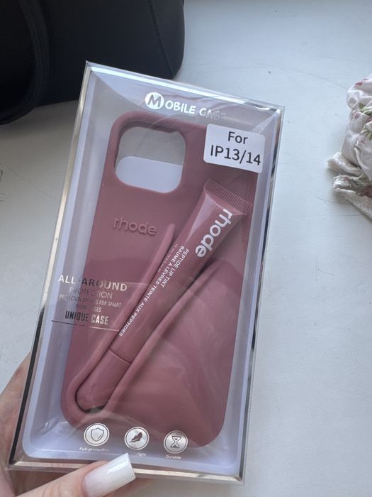 Чехол для iPhone 13 / 14 Rhode розовый