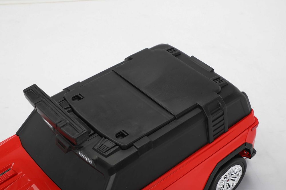 Valiza tip masinuta, Kinderauto SPEED, multifunctionala 2 in 1 #red
