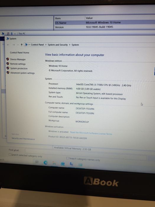 ‼️Oferta ‼️Laptop I3 gen 7 - SSD