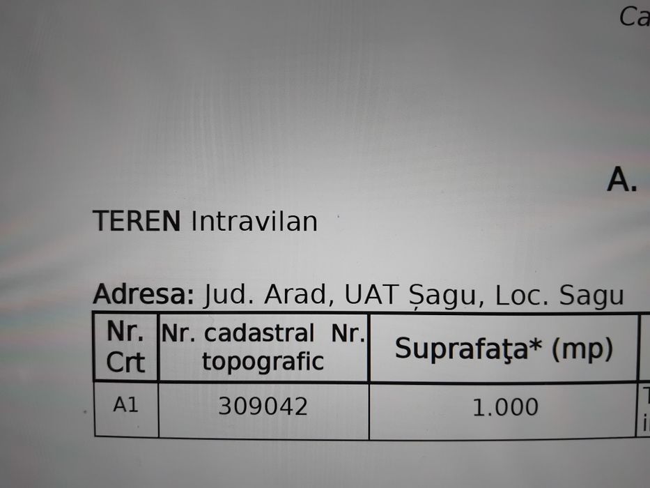 Teren Sagu industrial 1000 mp