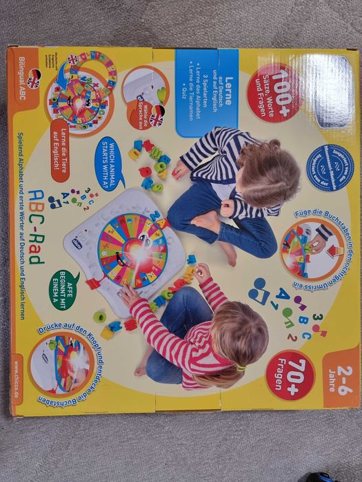 Baby Prof Chicco играчка ABC на Английски и Немски