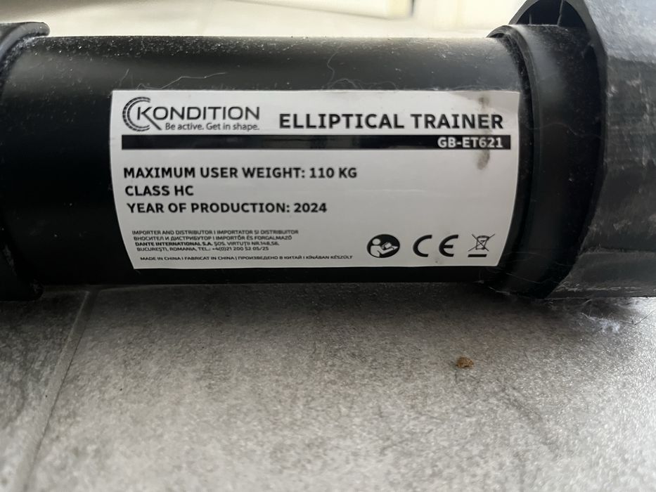 Bicicleta fitness eliptica KONDITION GB-ET621, volanta 3 kg