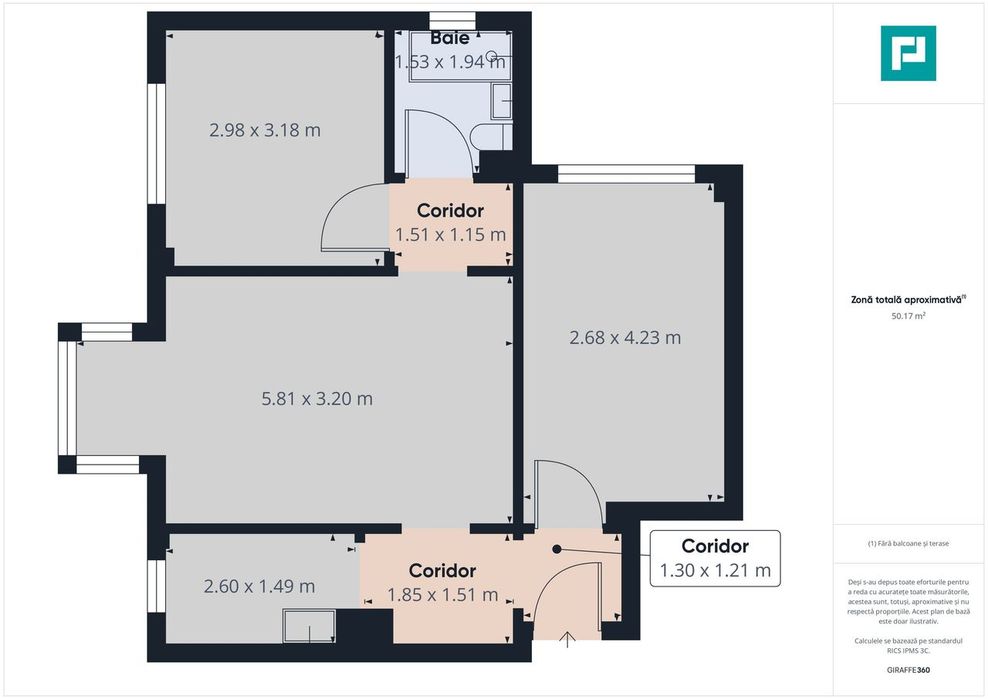 Apartament 3 camere pe str Hateg in Vlaicu