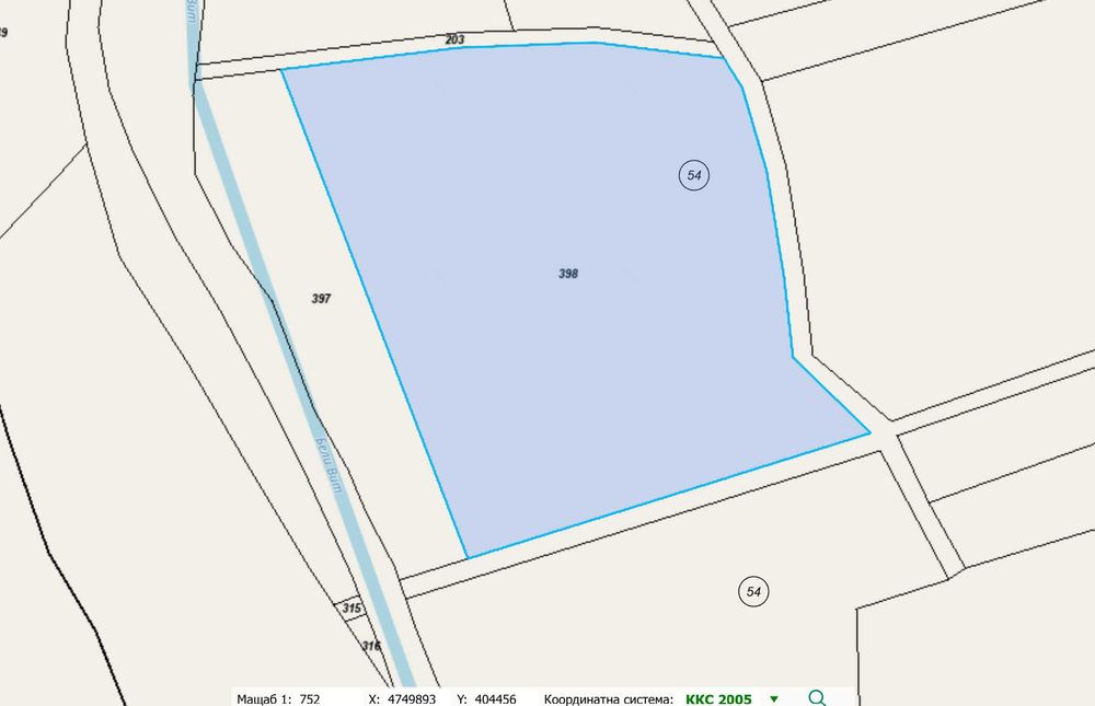 Продава се Парцел в София, 7-ми 11-ти километър - 7820 кв.м за 5 €/кв.м - Снимка #1