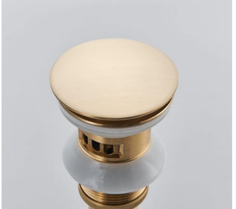 Ventil de scurgere auriu lavoar, sifon chiuveta