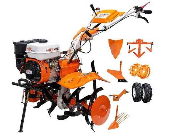 Motosapa Ruris 731ACC1, 8.5 CP, roti cauciuc si metalice, plug cartofi