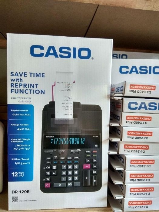 Печатающий калькулятор Casio DR-120