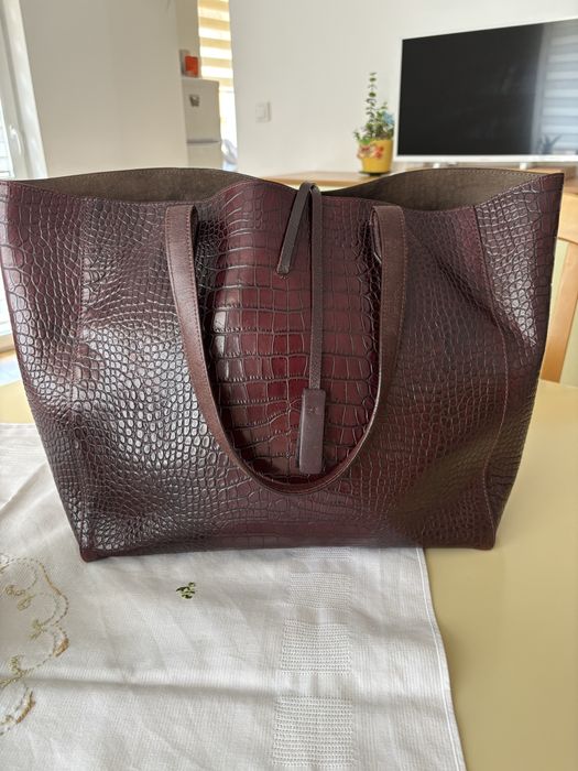 Massimo Dutti кожена чанта