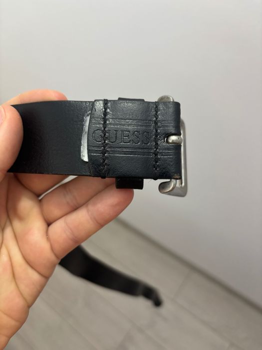 Curea Guess de piele naturală bărbați 100 cm