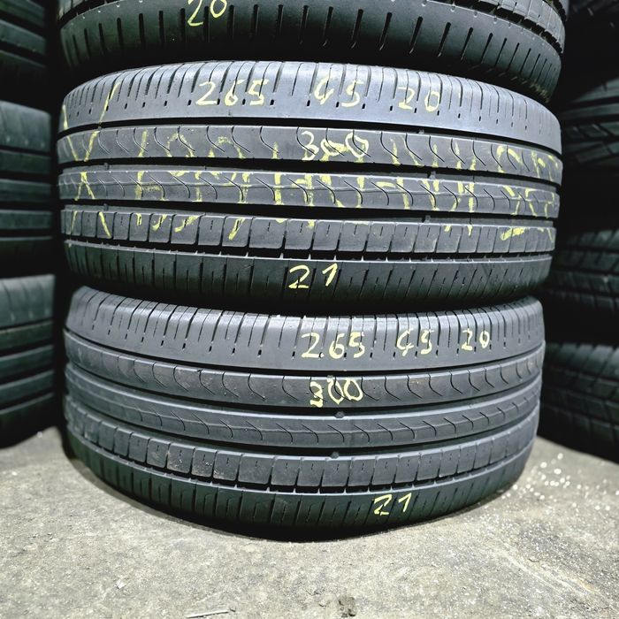2x 265/45/20 VARA PIRELLI 2021 Stare excelentă
