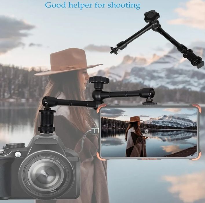 Шарнирный кронштейн для action камер magic arm smallrig