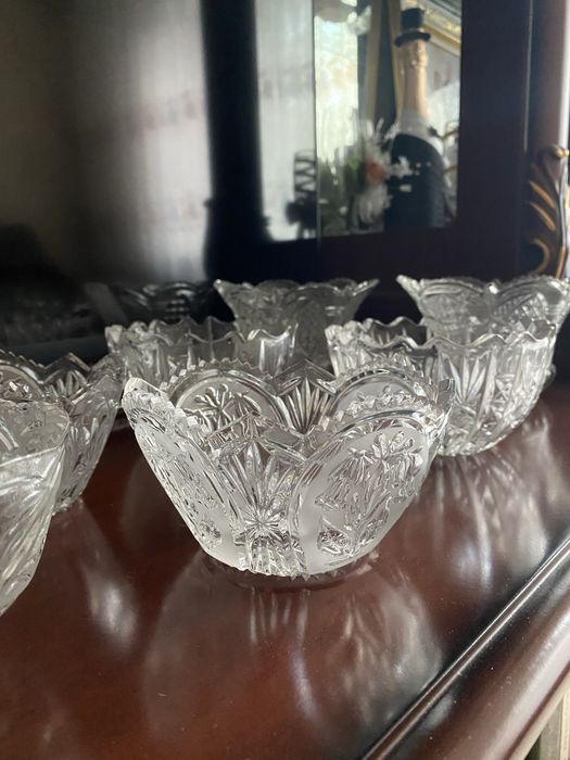 Хрусталь ссср вазочка конфетница