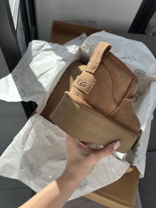 Новые угги на платформе UGG PLATFORM MINI 37 38 размеры
