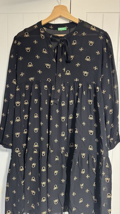 Benetton красива дамска рокля/туника,  размер M/L