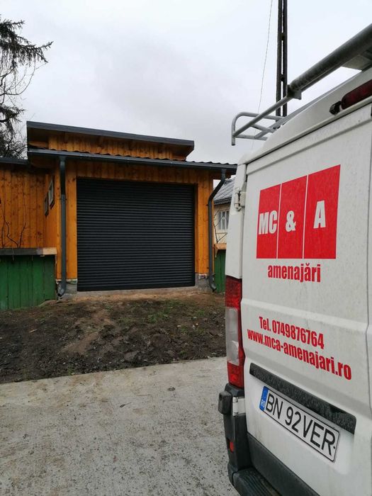 Uși garaj rulou automate cu telecomandă