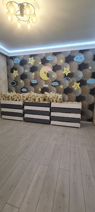 Детская кровать кроватка Монтессори, штабелируемые детские кровати