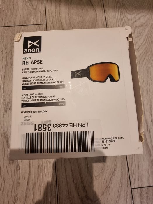 Ochelari de ski/snowboard Anon noi cu 2 tipuri de lentile