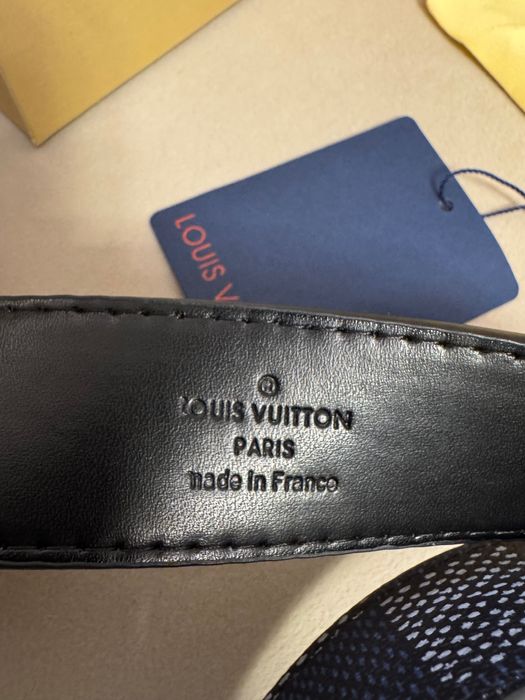 Намаление:Louis Vuitton-Чисто нов мъжки автентичен колан 125 см