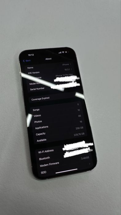 iPhone 14 Pro Max 256GB ALB iOS 18.3.1
