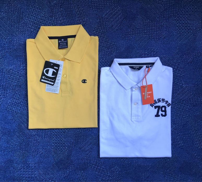 Superdry / Champion ОРИГИНАЛНИ мъжки поло тениски - M