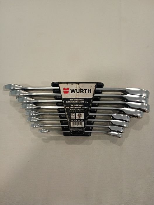 Wurth Zebra звездогаечни ключове с тресчотка 8 бр
Номера на ключовете