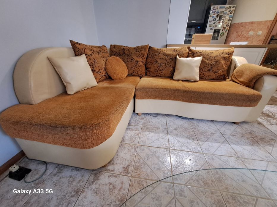 Ъглова мека мебел